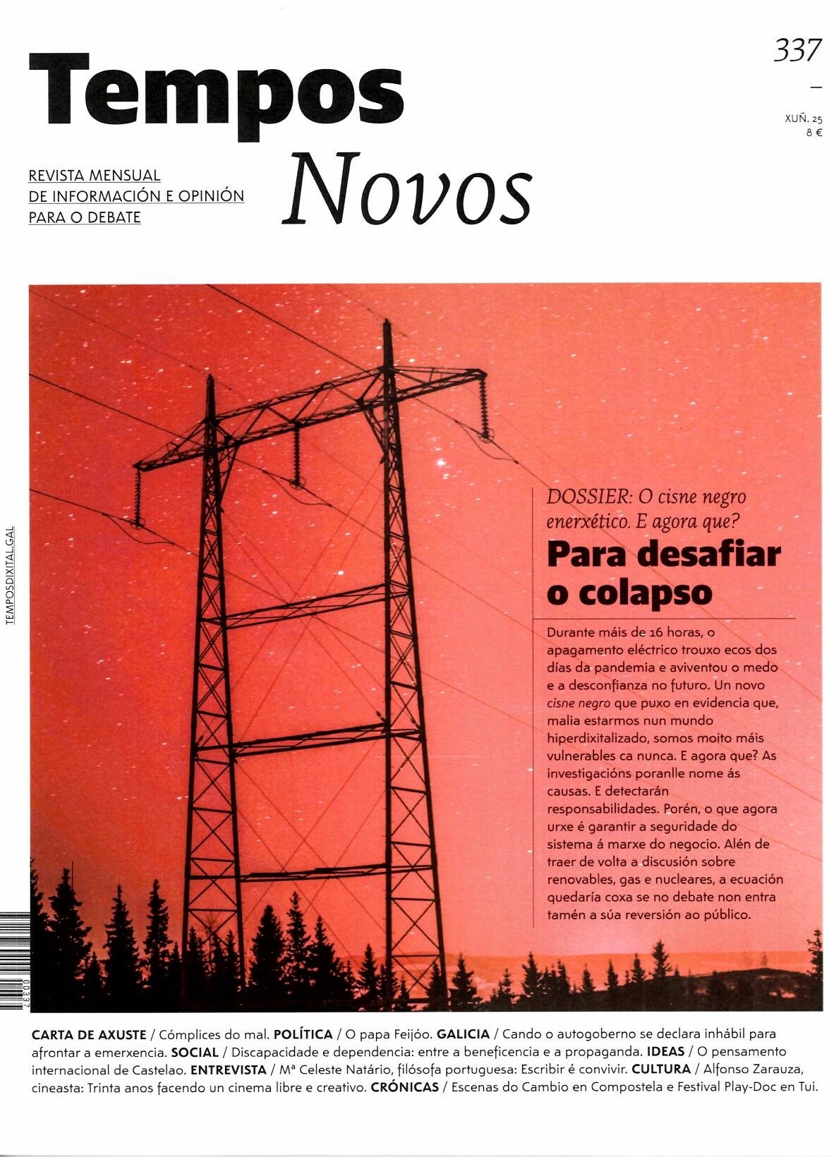 TEMPOS NOVOS Nº337.XUÑO 2025