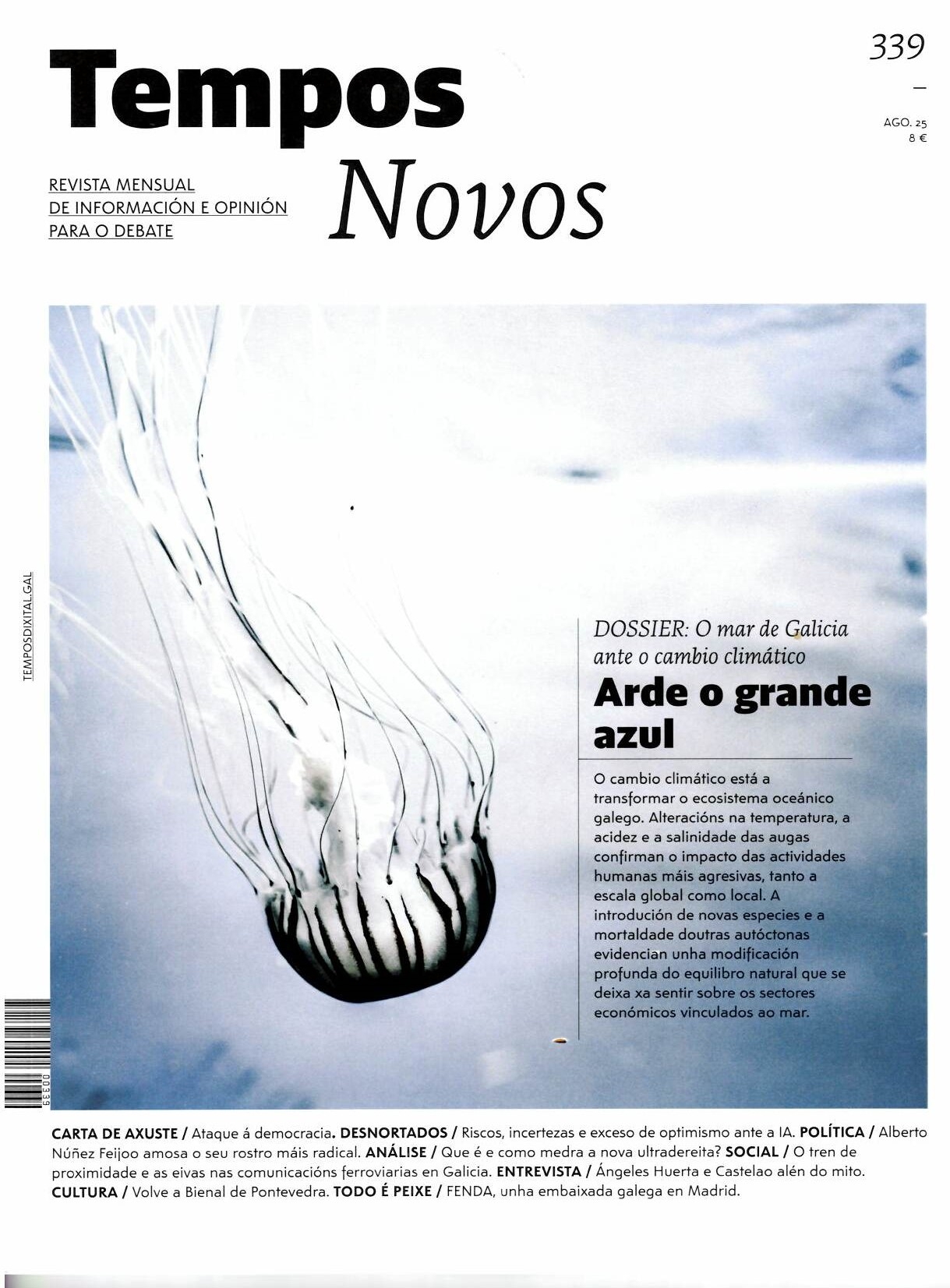 TEMPOS NOVOS Nº339. AGOSTO 2025