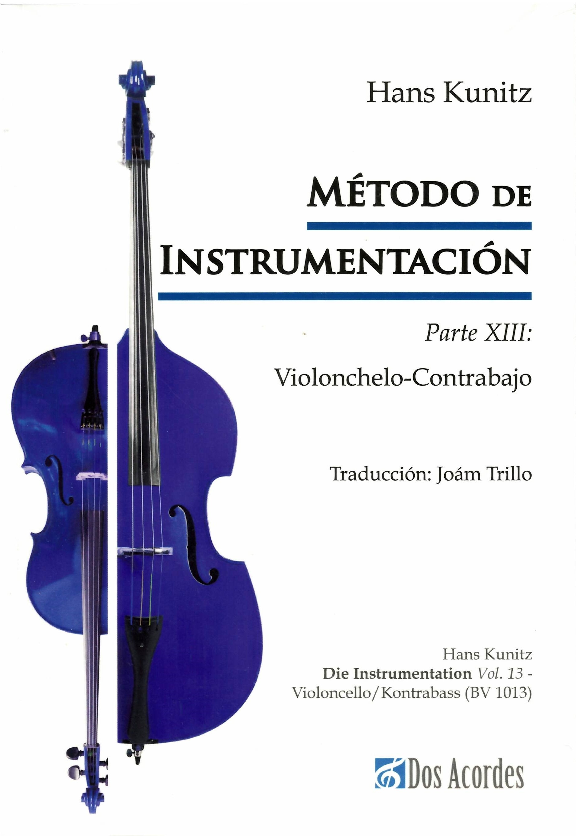 MÉTODO DE INSTRUMENTACIÓN VIOLONCHELO-CONTRABAJO. PARTE XIII