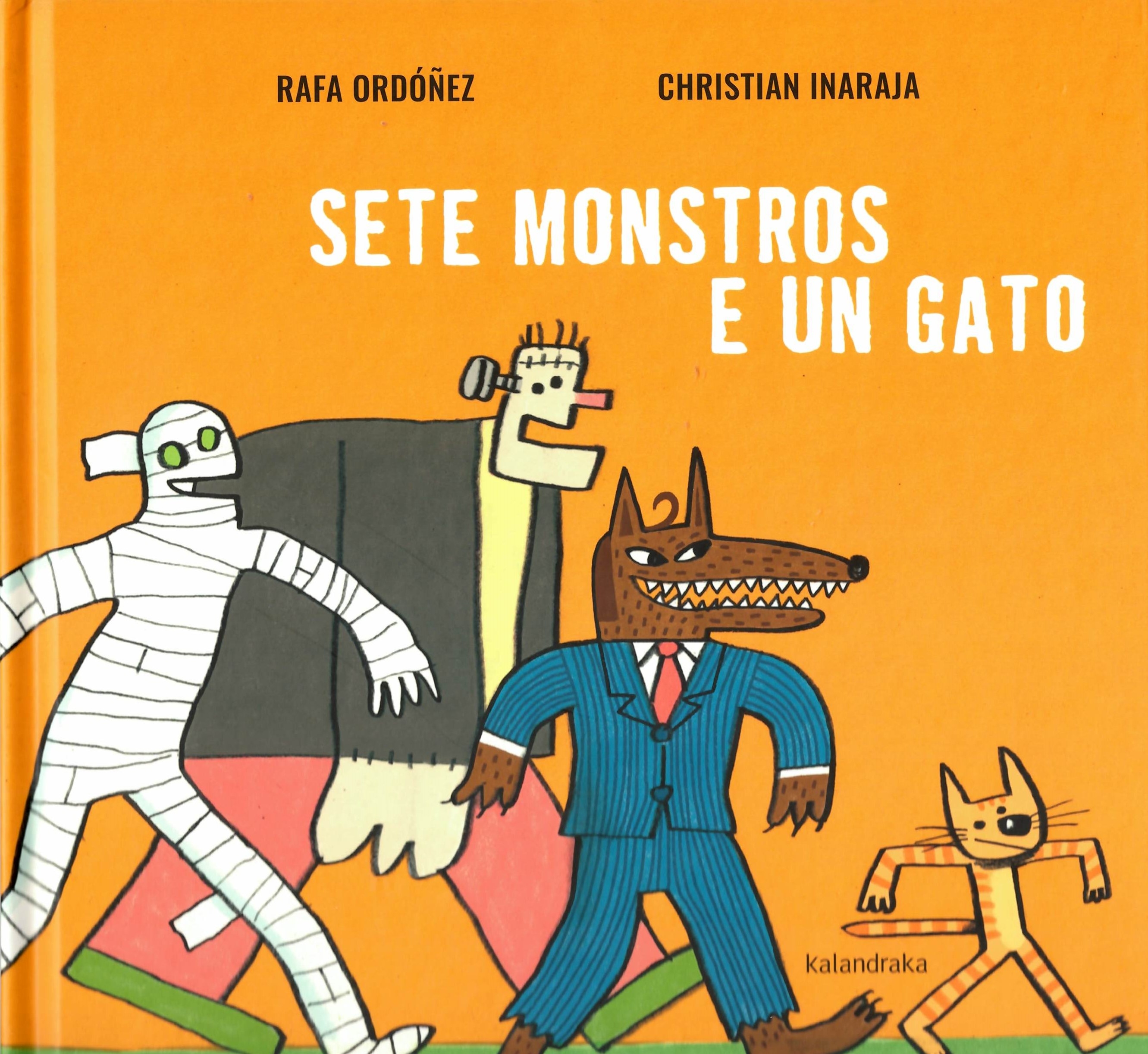 SETE MONSTROS E UN GATO