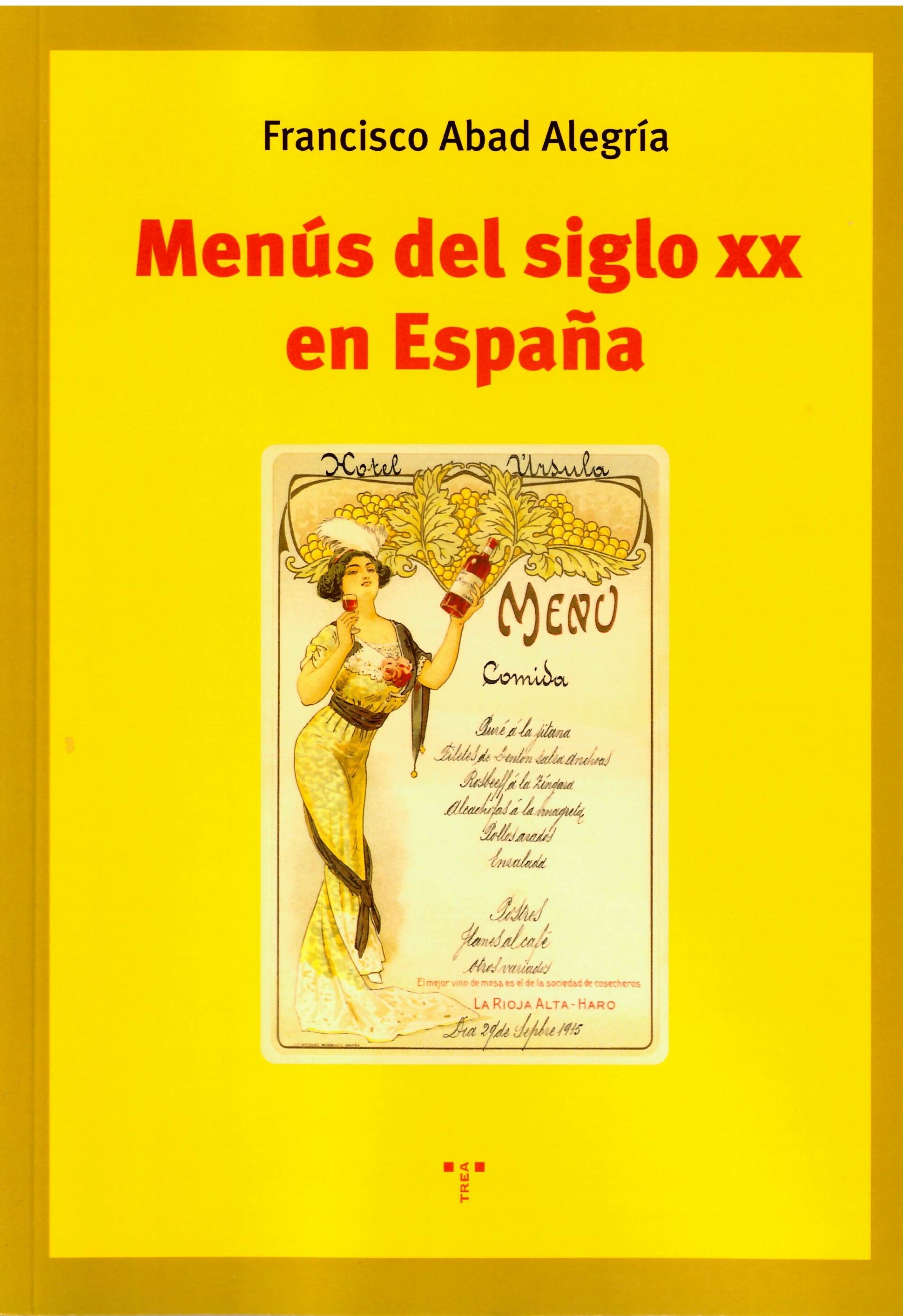 MENÚS DEL SIGLO XX EN ESPAÑA