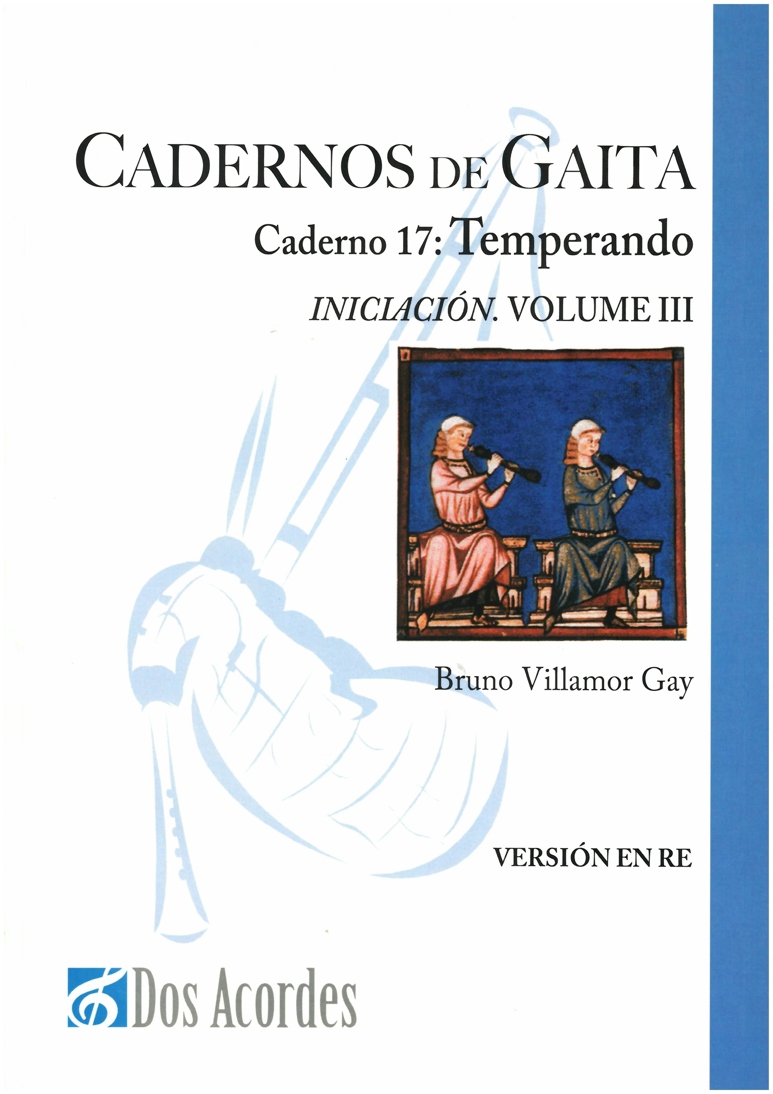 OFERTA.CADERNO 17.TEMPERANDO "RE".CADERNOS DE GAITA.VOLUMEN