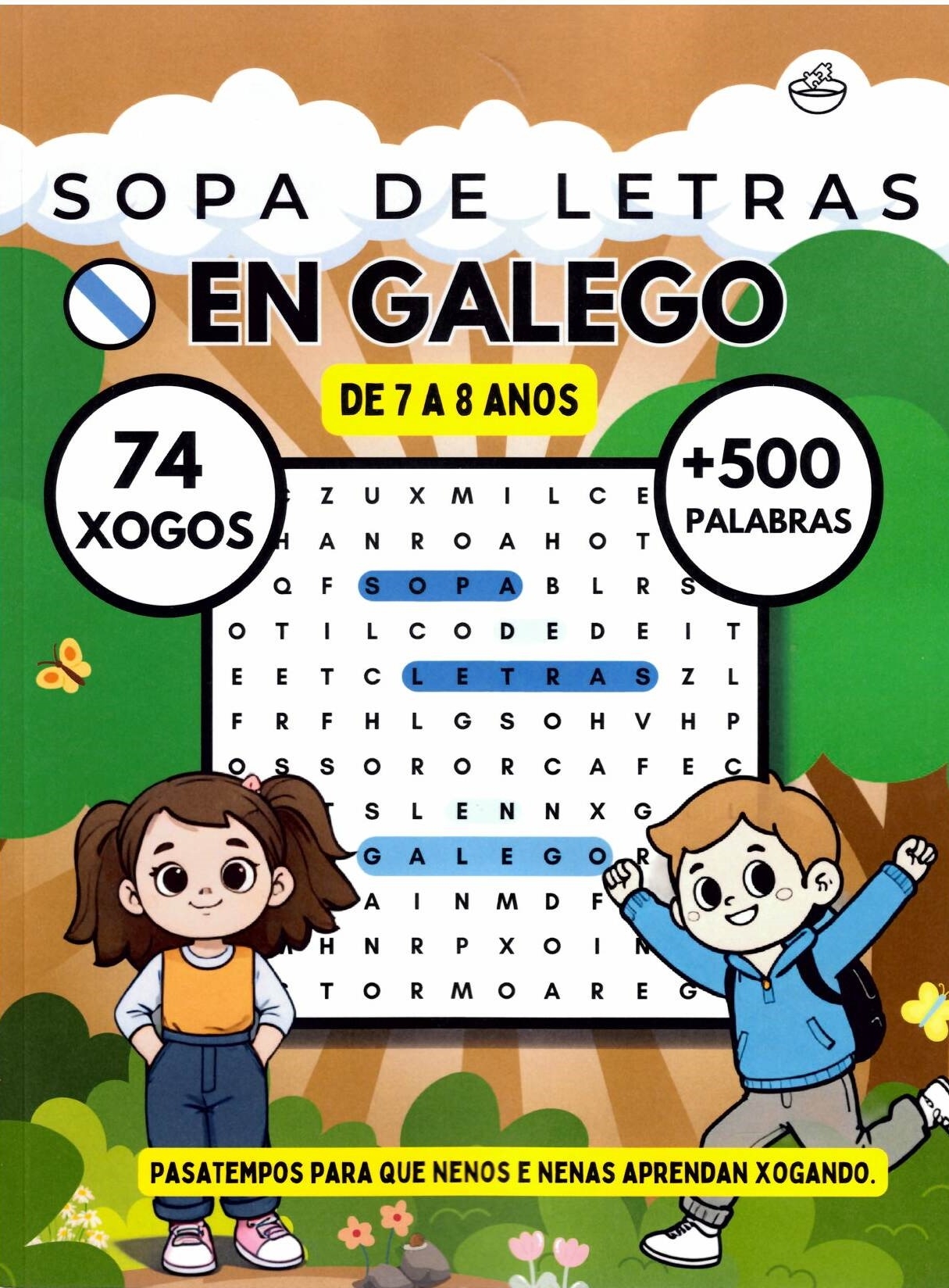 SOPA DE LETRAS EN GALEGO (DE 7 A 8 ANOS)